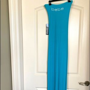 solid tube jersey dress  With a slit on each side